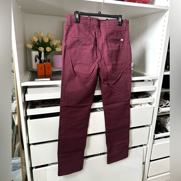 Men’s Levi’s - Levi Strauss Slim Fit burgundy denim Jeans size 31 - Picture 3 of 10